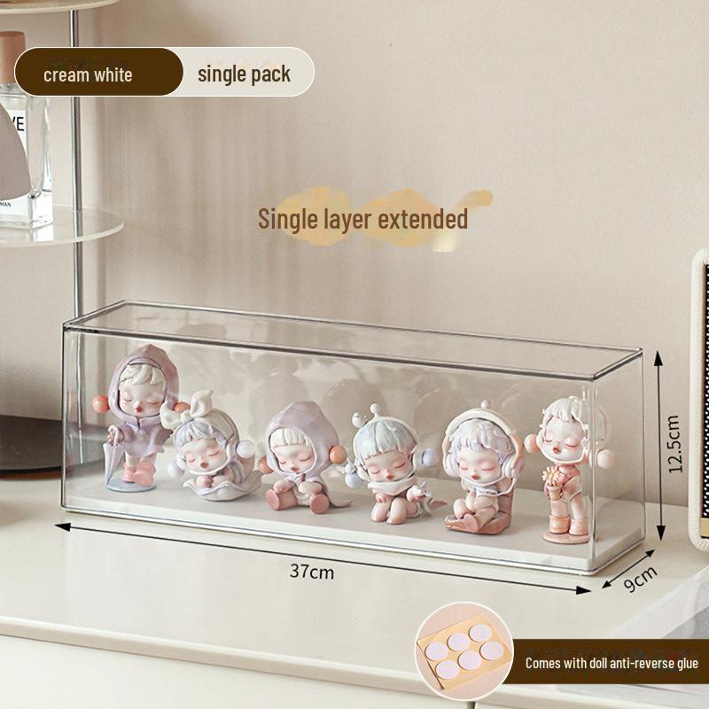 Прозрачный акриловый ящик для хранения LEGO и моделей, пыленепроницаемое матовое покрытие