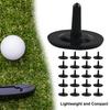 50 Pcs Golf Ball Marker Bulk Ball Position Markers Multicolor Plastic Flat Round Position Markers Lightweight Golf Accessory