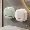 Мыльница со сливным боксом, самоклеящийся держатель для мыла, сливной бокс для ванной комнаты, откидной слив, кейс для хранения, аксессуары для ванной комнаты