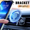 Car Magnetic Phone Holder Magsafe Ring Case Dashboard Air Outlet Mount 360 Degree Rotation for IPhone Samsung Auto Accessiores