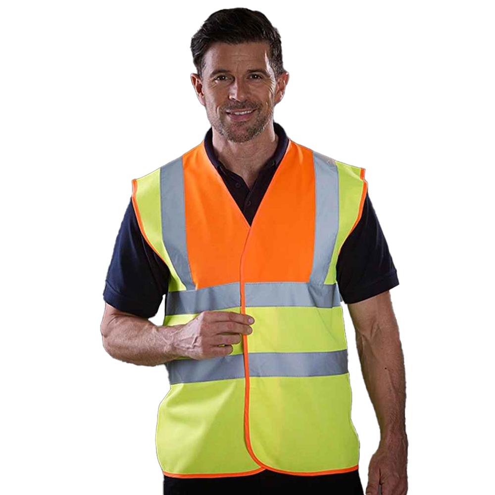 Yoko Unisex Adult 2 Band Hi-Vis Vest