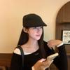 Early Autumn New Retro Forward Hat Women's Versatile Fashion Big Head Circumference Showing Face Small Hat Painter Hat