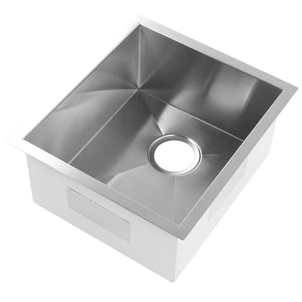 Прямоугольная раковина для RV, нержавеющая сталь, 400x350x203 мм, устойчивая к ржавчине, большая вместимость для Кампе