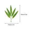 Adornment for Home Office Fake Bamboo Branches Simulation Leaves Bamboo  Leaves Artificial Plants
