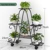 Multi-Tier Movable Plant Stand