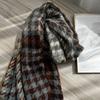 Fashion plaid scarf winter sweet imitation cashmere thousand bird plaid scarf thickened warm shawl gift