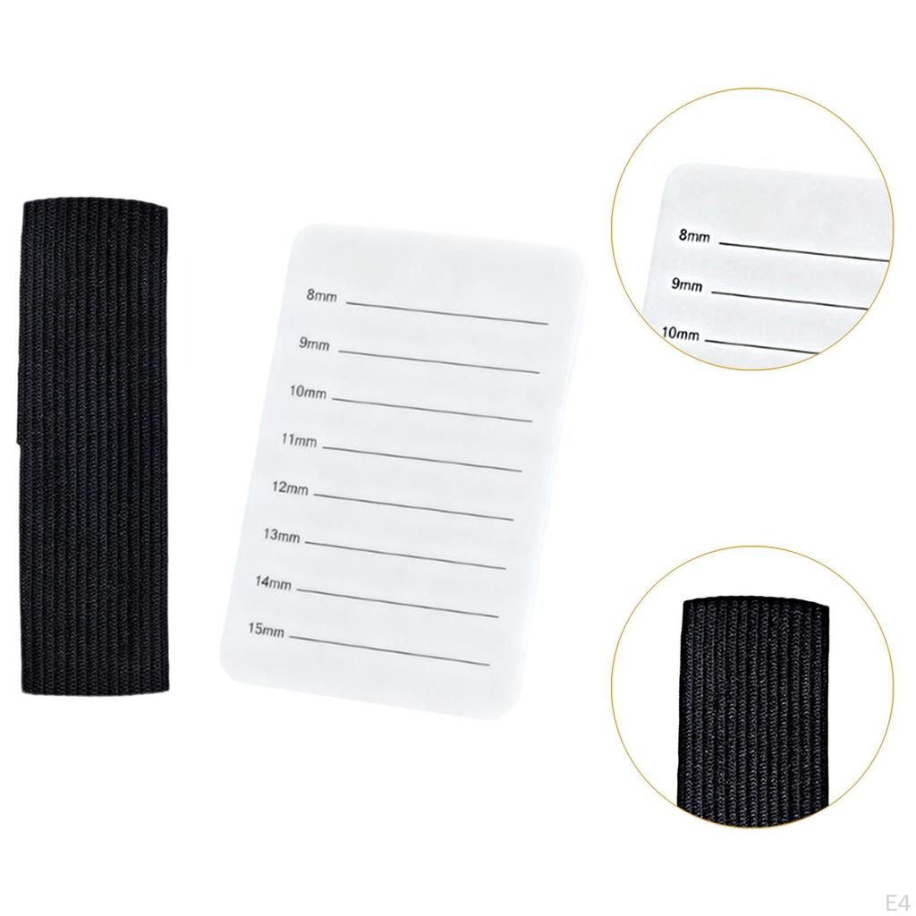 Eyelash Extension Hand Pallet Tray Lash Holder Professional Sturdy Practice Strip Palette