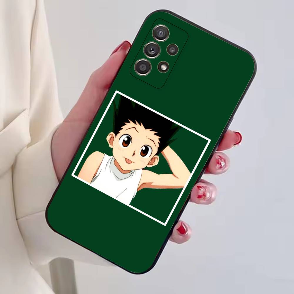 Japanese Manga H-Hunter Gon Freecss Phone Case For Samsung S25,S24,S21,S22,S23,S30,Ultra,S20,Plus,Fe,Lite,Note,10,Black Cover