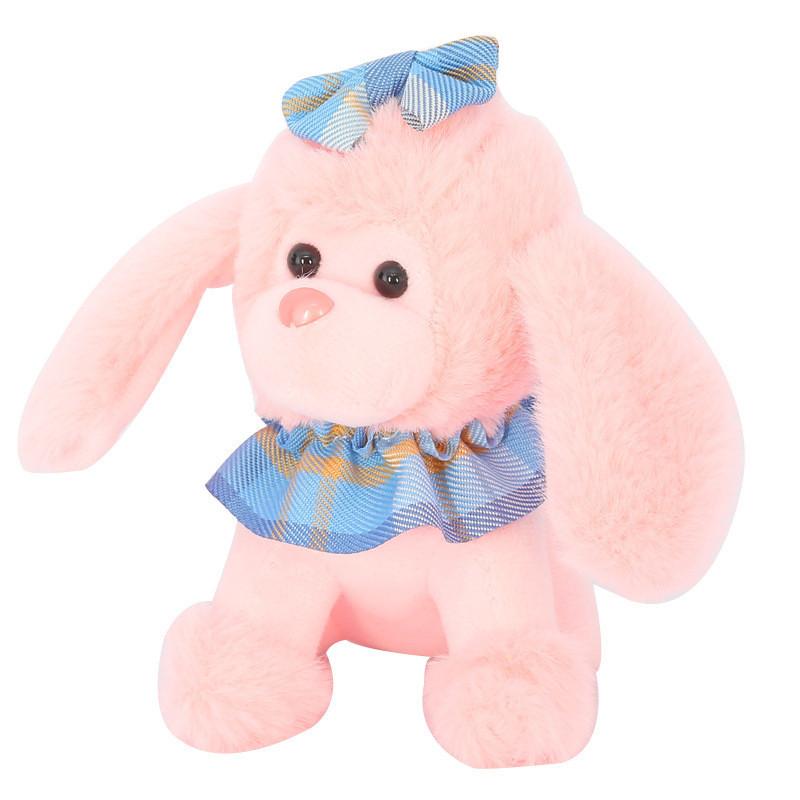 Adorable Plush Teddy Poodle Dog Keychain Charming Animal Bag Charm Keyring