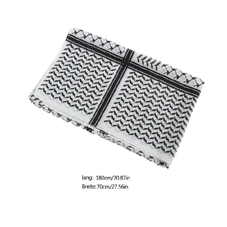 Арафат Хиджаб Шемаг Шарф Арабский Дубай Саудовский Пустынный Шарф Впитывающий пот Шаль