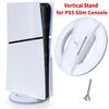 Vertical Stand for PlayStation 5 Slim Games Console Disc and Digital with Screw Replacement Base Stand for PS5 Slim Accessories