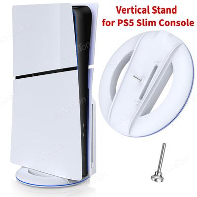 Вертикальная подставка для игровой консоли PlayStation 5 Slim Disc и Digital с винтовой сменной подставкой для PS5 Slim Аксессуары