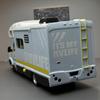 1/32 Масштаб Camper RV игрушки для дома на колесах, литой под давлением металлический автомобиль для отдыха ролевые игры откатная модель автомобильные двери и тент открытый свет звук для мальчиков и девочек
