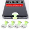 Luminous Anti-lost Cell Phone Dust Plug