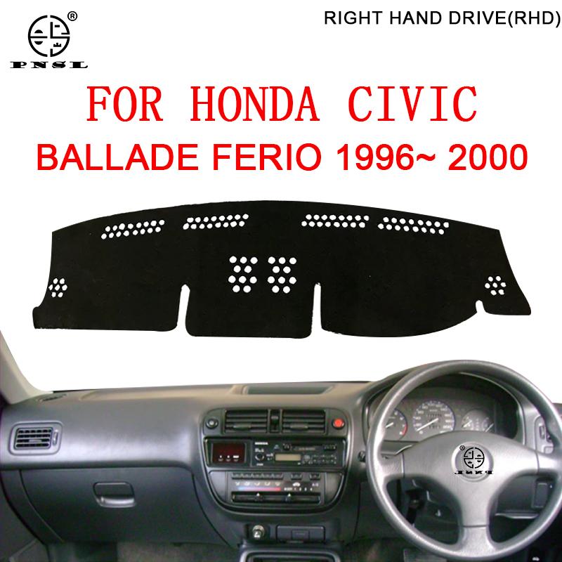 Для Honda Civic Ballade Ferio MK6 EJ EK EM 1996 ~ 2000 противоскользящий коврик для приборной панели, солнцезащитный козырек, аксессуары для ковров