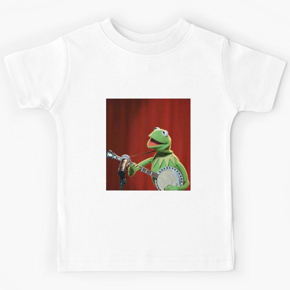 Kermit the frog makes music Kids T-Shirt