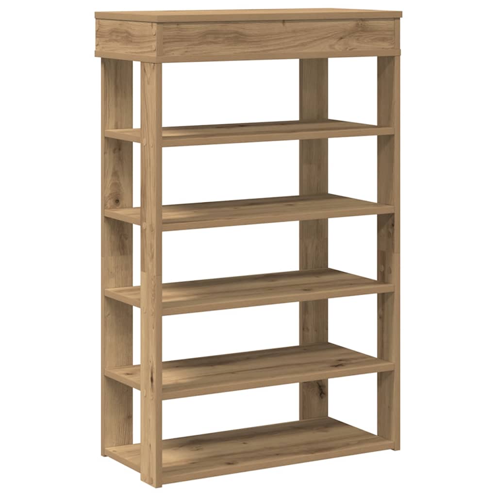 Shoe Rack Artisan Oak 60 x 30 x 98 cm Particleboard