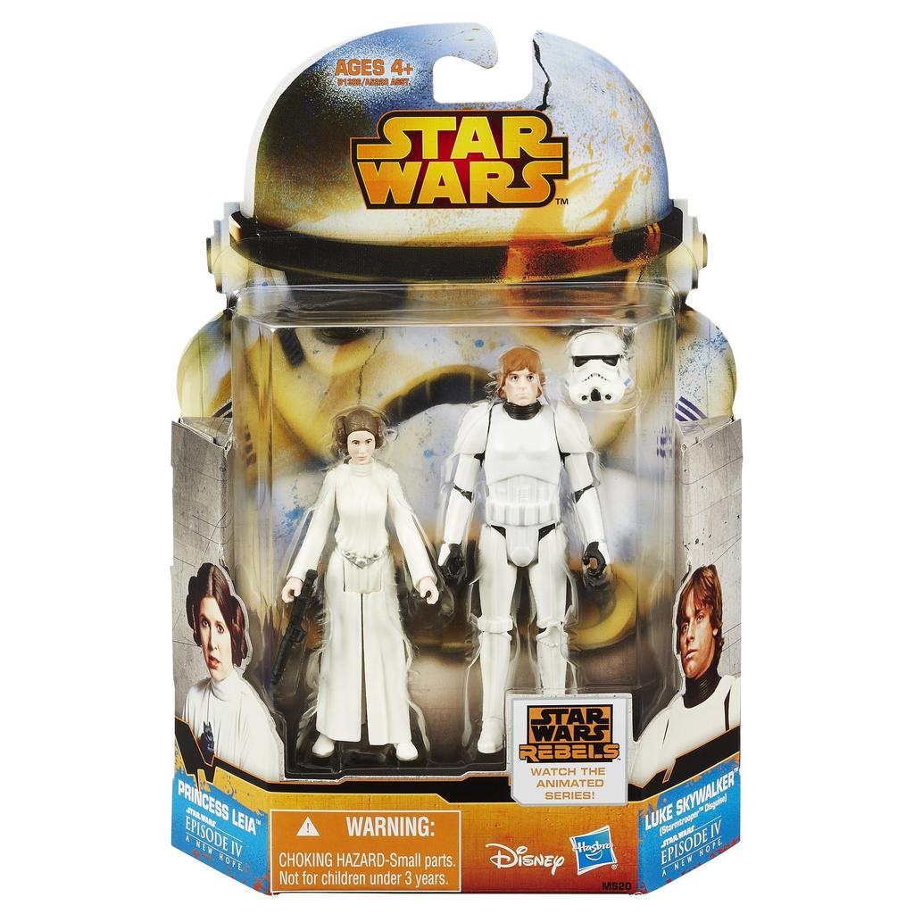 Серия миссий «Звездные войны» Люк Скайуокер в облике штурмовика и фигурки принцессы Леи