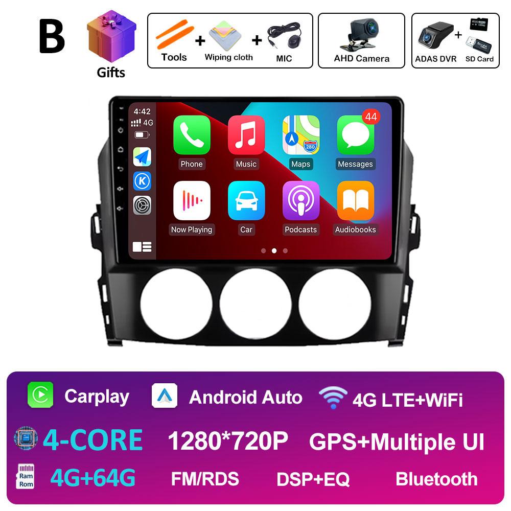 Интеллектуальная система GPS-навигации для Mazda MX-5 MX5 MX 5 NC 2005 2006 2007 2008 - 2015 Android Auto Беспроводной Carplay WIFI BT 4G