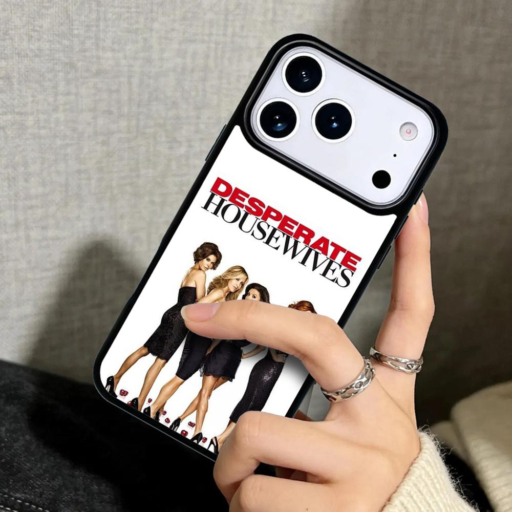 Чехол Case для iPhone 17 Air 16 Pro Max 15 Plus 11 13 Mini 14 12 Задняя крышка телефона Отчаянные домохозяйки