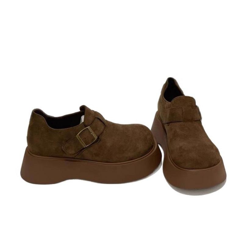 Новая женская осенняя женская обувь туфли-лодочки ретро на платформе