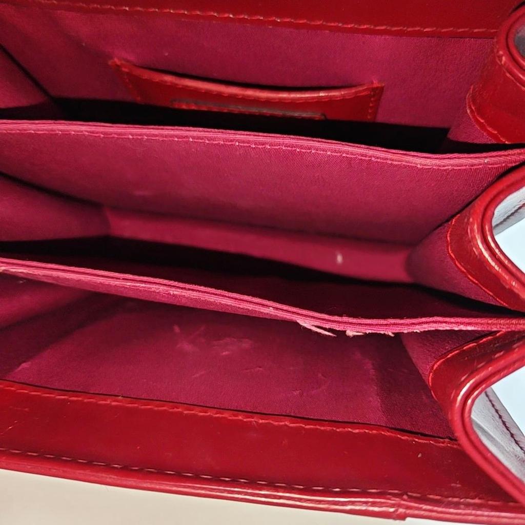 [Pre-Owned] Serpenti Forever Small Red Leather Snake Head Embellished Tote Shoulder Crossbody Bag - Good #15IN6JU