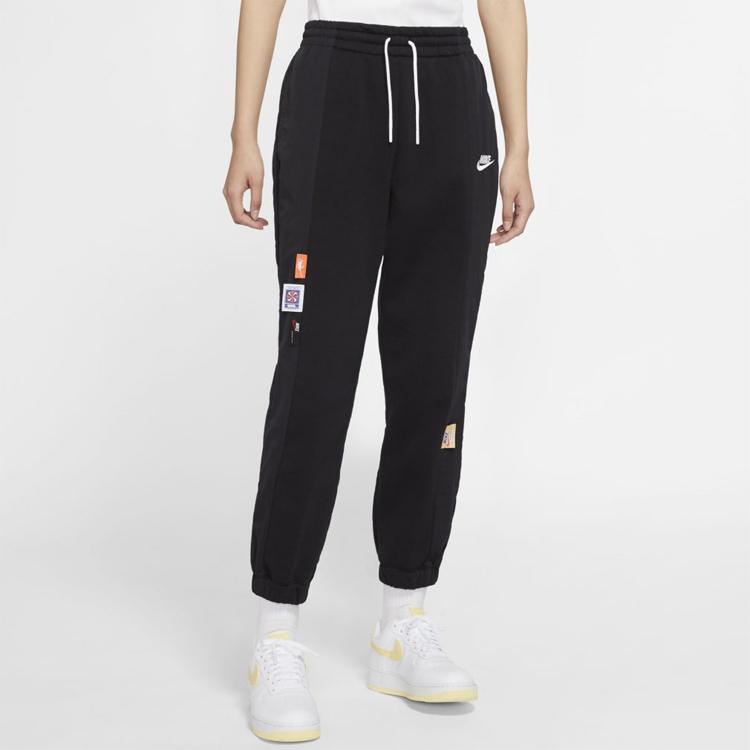 Nike Женские спортивные штаны Color Block Jogger Bottoms Black CJ2049-010