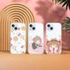 Милый Чехол-Карта Сакура-С Для Телефона IPhone 17 16 15 12 11 Pro Max 14 Plus 13 Mini Прозрачный Мягкий Чехол Funda