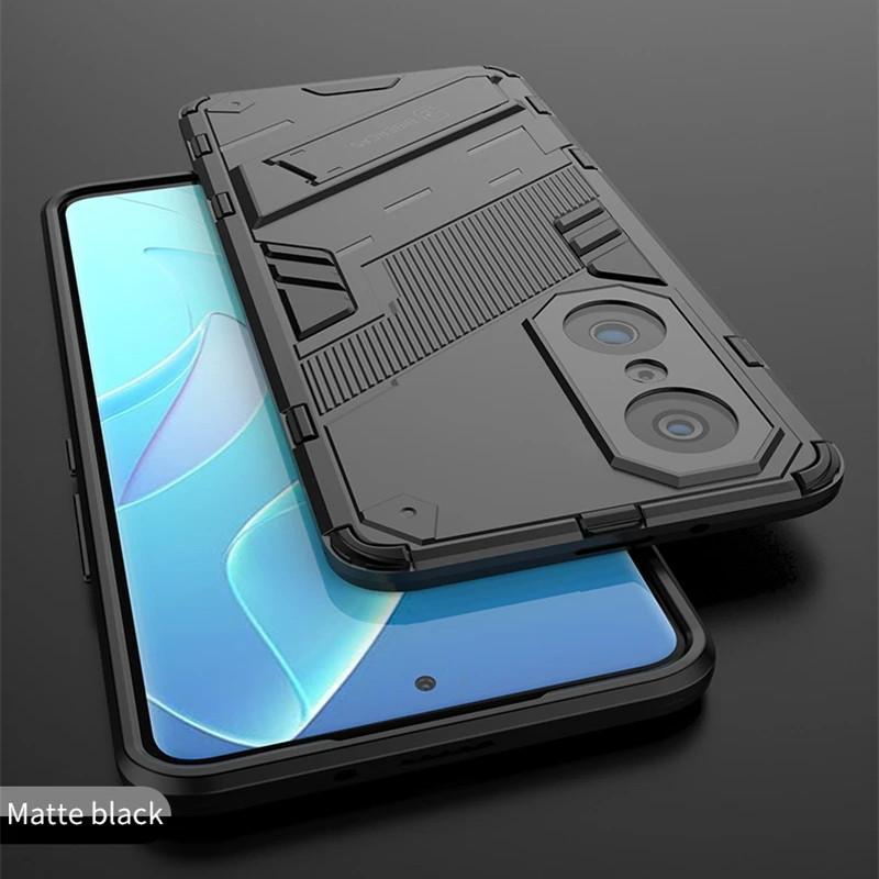 Rugged Armor Shockproof Phone Case For Huawei Nova 9 11 SE 12 Honor 50 70 90 100 Pro Hidden Holder Stand Back Cover