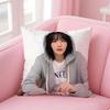 Красивый айдол в стиле K-pop П-Пак Гю Ён Наволочка для подушки-подушки Короткий плюш Невидимая молния Подушка для дивана в комнате