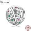 BAMOER 925 Sterling Silver Dream Garden Round Beads Charm Fit Women Original Bracelet & Bangle Spring Collection Fine Jewelry