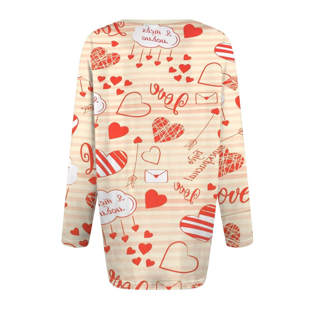 Женская модная повседневная футболка с круглым вырезом и длинным рукавом с рождественским принтом