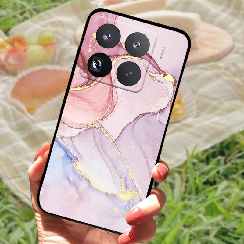 Чехол для Xiaomi 15 Pro Силиконовый ТПУ Ударопрочный Мягкий Бампер Чехол для Xiaomi Mi 15 Pro Coque 2410DPN6CC Защитный Fundas