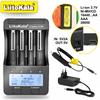 Умное зарядное устройство LiitoKala Lii-500 для 18650/26650/AA/AAA/Ni-MH/Li-ion, ЖК-дисплей, Тестер емкости, Независимые слоты, Защита