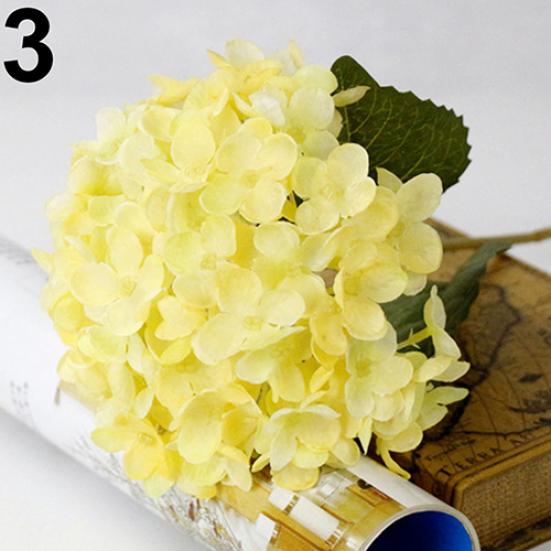 Artificial Flower 3D Faux Blossoms Reusable Fake Flower with Stem for Living
