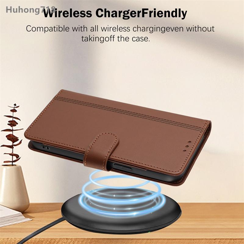 For Boost MobIle Celero 3 SC Summit 5 SN339D XD6U653DS 2024 5G Flip Wallet Case Leather Cover With Card Slots Hand Strap Wireless Charging