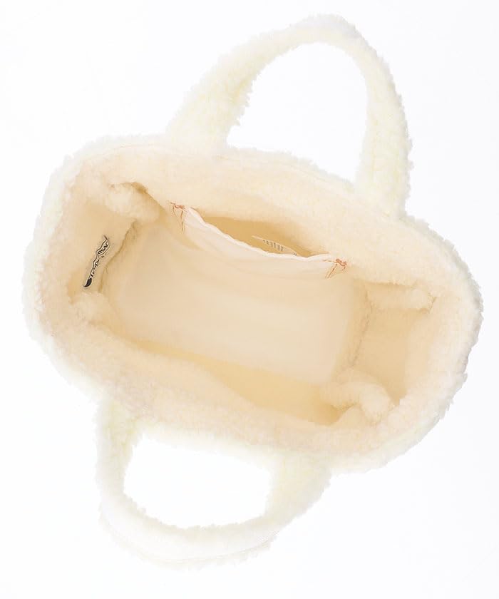 Официальная сумка-тоут SMALL TWO WAY DENIM White Sherpa [LeSportsac] TOTE/1559 Женская джинсовая/кремовая