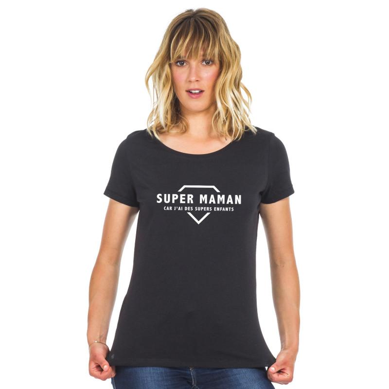 Women's T-shirt - SUPER MOM BECAUSE I HAVE SUPER CHILDREN 2 WAF