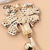 Alloy Lapel Pins Carnation Flower Brooch Pin for Women, Luxury Rhinestone Floral Shape Pin, Jewelry Accessory Wedding Party Metal Brooches