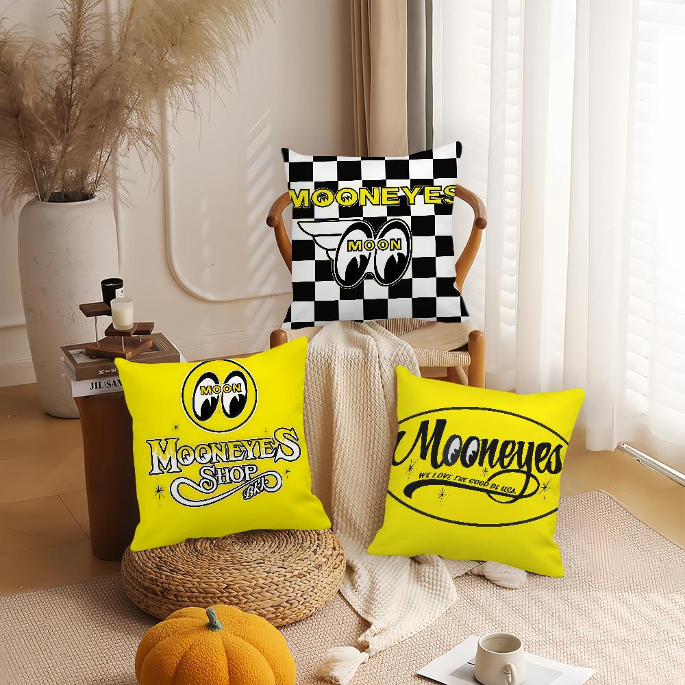 Fashion Brands M-Mooneyes Pillow Case Applicable Space For Guest Rooms Interiors Cars Office House Decoration