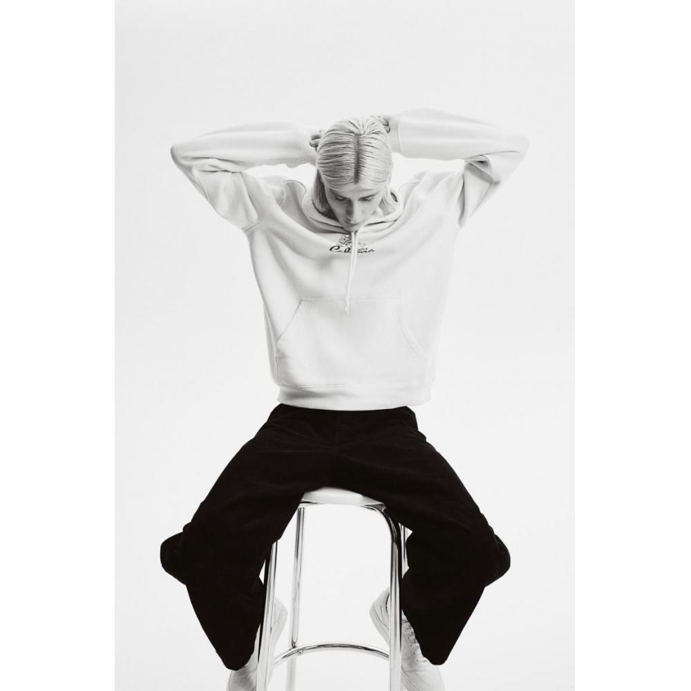 Толстовка с капюшоном HM Regular Fit Light Beige Carl S Cafeteria