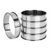 6Pcs Stainless Steel English Muffin Rings Non-Stick Coating Cake Mold