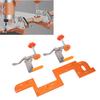 Embedded Handle Slotting Template Wardrobe Cabinet Door   Positioning Tool with Stainless Steel Fixed Clamp Bearing Cutter