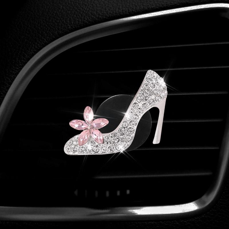 High Heel Car Air Vent Perfume Clip – Stylish Aromatherapy Decor