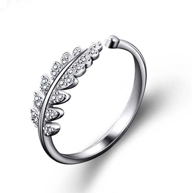 2022 Korean Fashion Women's Diamond Flash Open Ring - Stylish Hollow Design
