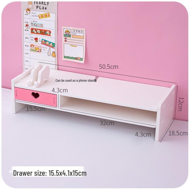 Подставка-органайзер для настольного монитора - Милый офисный аксессуар для компьютеров и ноутбуков