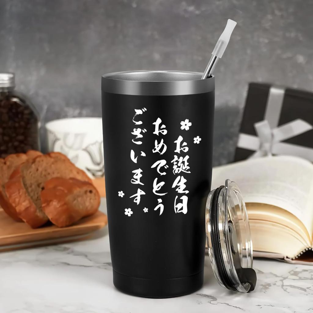 Livole Birthday Gift for Men Tumbler Thermal Insulation Vacuum Insulated Stainless Steel with Lid Large Capacity Boys Father Grandfather Friend