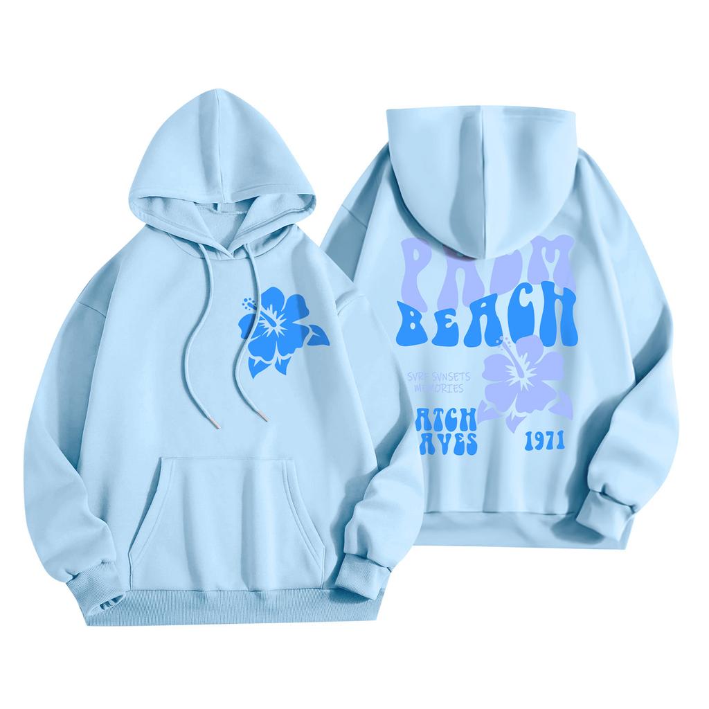 Толстовки для девочек-подростков с длинным рукавом и принтом букв, повседневные графические толстовки с капюшоном, пуловер с завязками, симпатичная толстовка большого размера