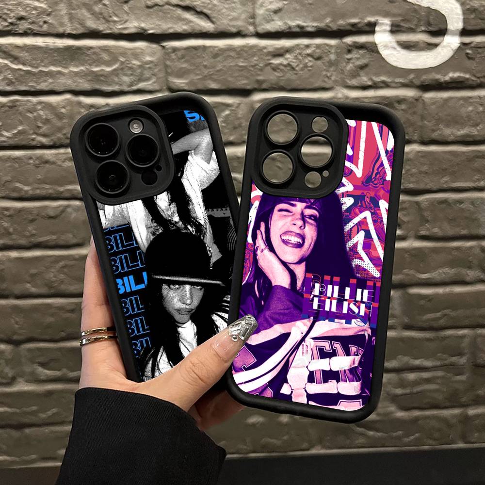 Чехол для телефона Поп-певицы B-Billie Для IPhone 17 16 15 14 13 12 11 Pro Max 16E Plus INS Мягкий чехол