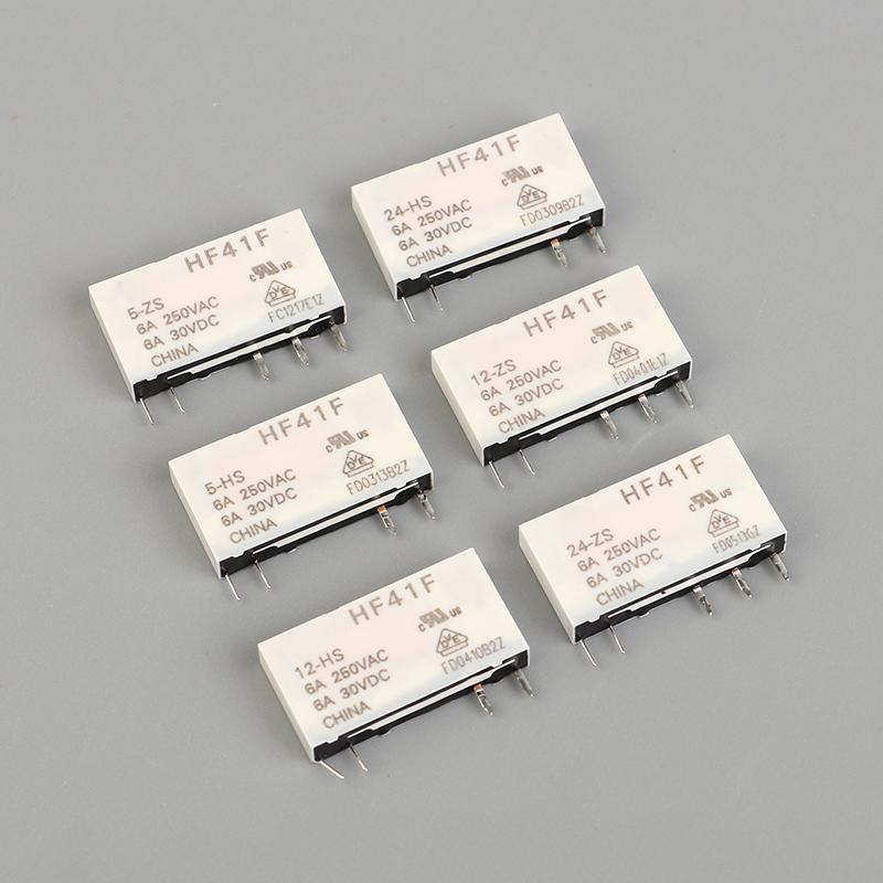 Hf41F-24-Zs Hf41F-12-Zs Hf41F-5-Zs Hf41F-5-Hs Hf41F-12-Hs Hf41F-24-Hs Промышленное реле Сверхминиатюрное силовое реле 41F Hf41F